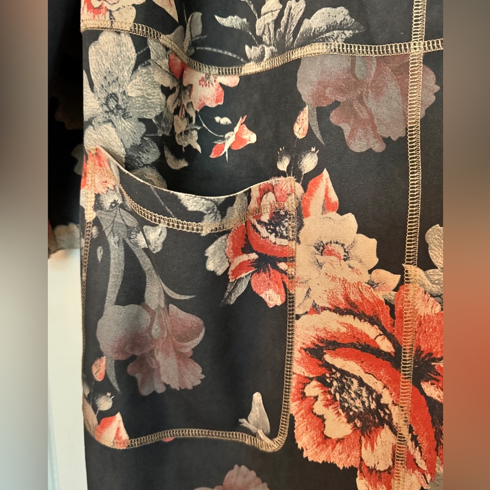 Philosophy Woman Republic Clothing lightweight coat floral pattern sz 2X - Picture 2 of 6